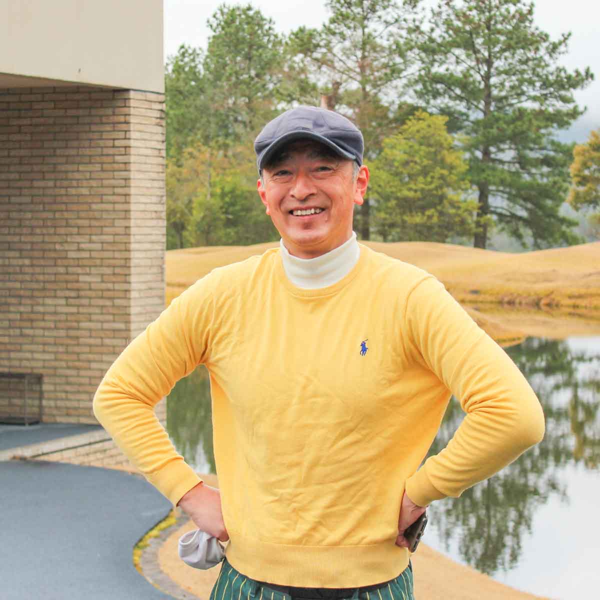 関西ゴルフサークル セブンエイトの松村さんの記念写真