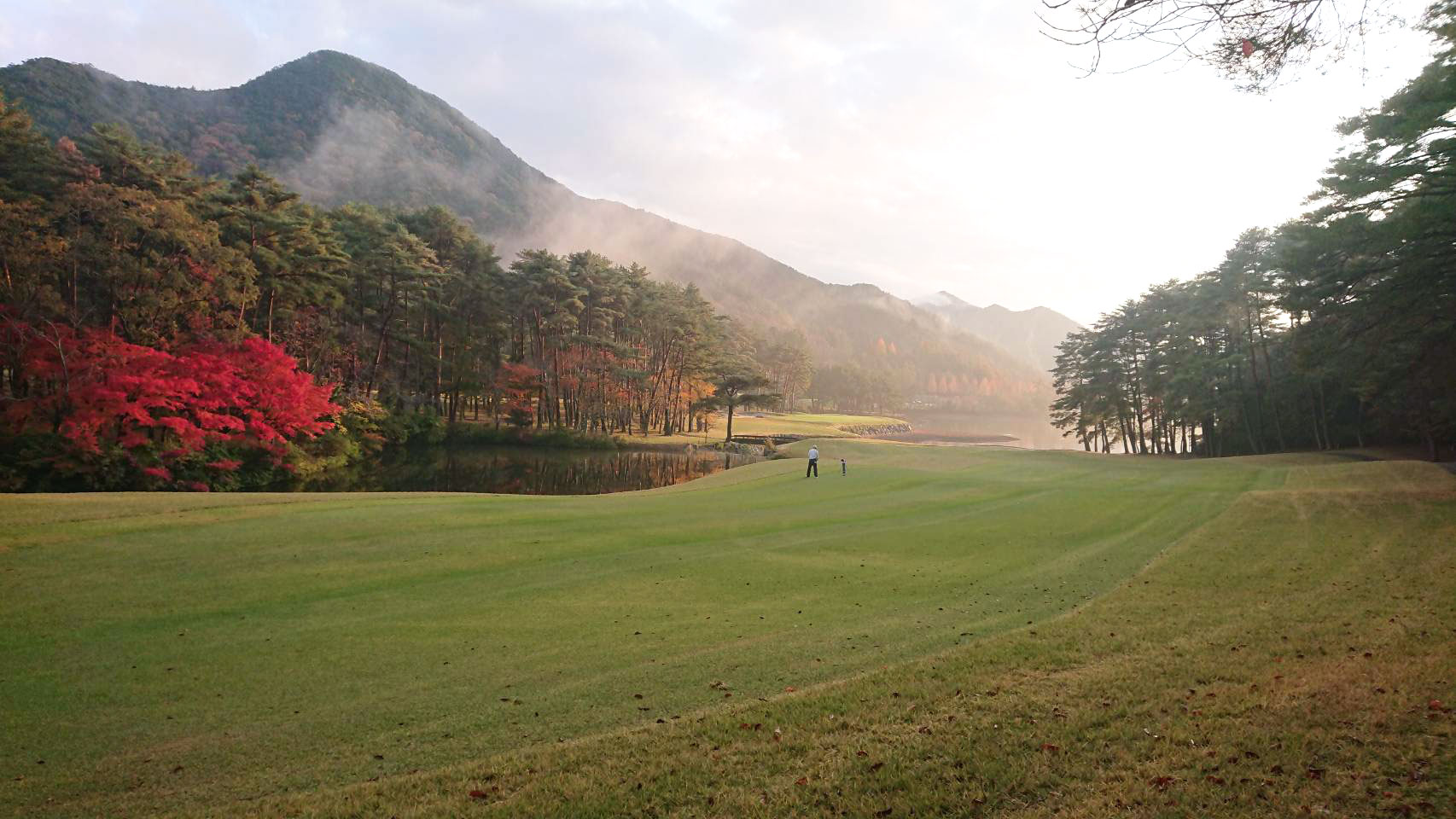 最終18番ホールの写真