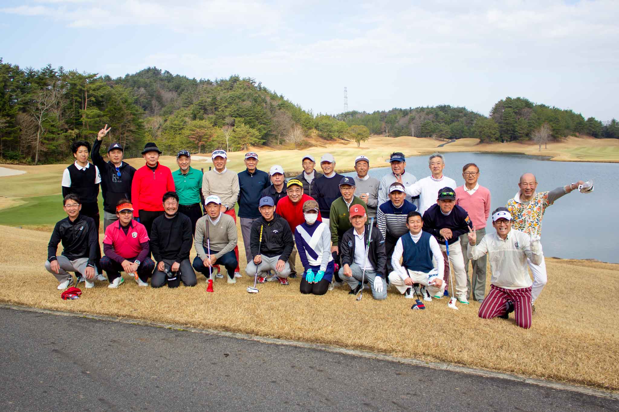 関西ゴルフサークル セブンエイトの第39回の記念写真