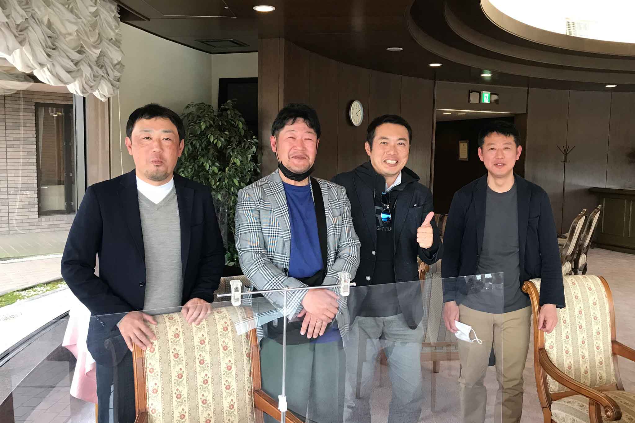 関西ゴルフサークル セブンエイトのインコーススタート第2組の写真