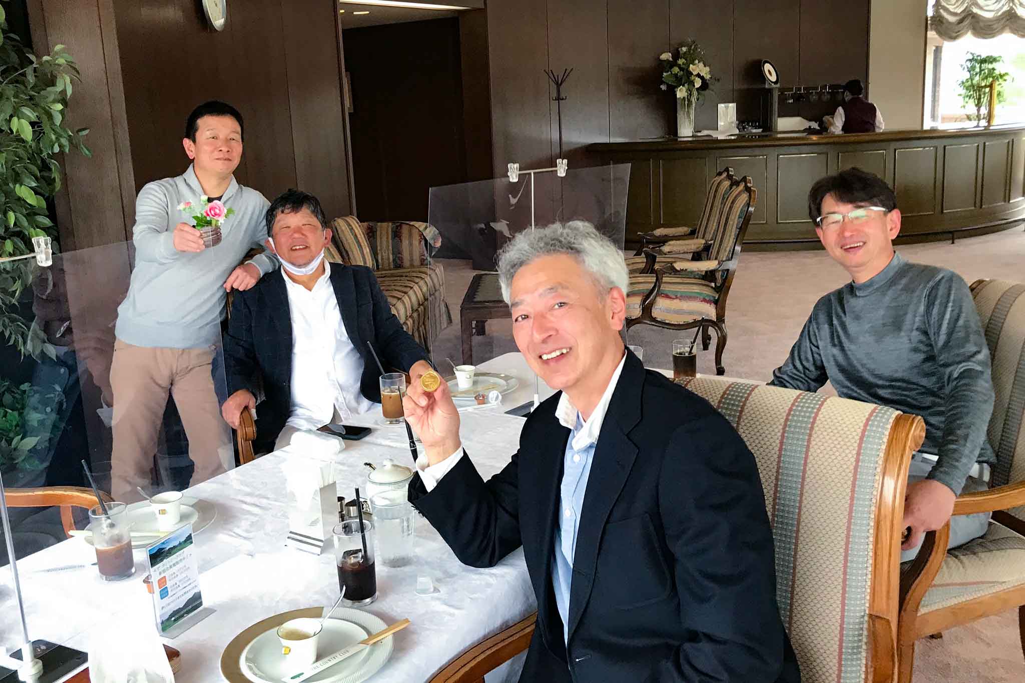 関西ゴルフサークル セブンエイトのインコーススタート第3組の写真