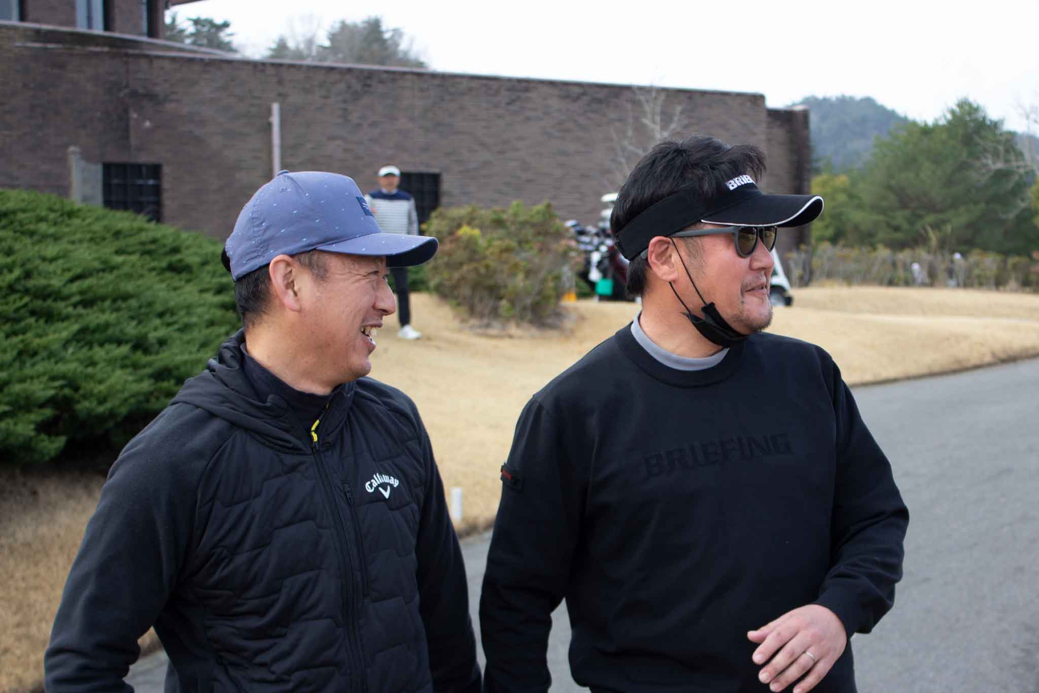 関西ゴルフサークル セブンエイトに初参加の平田さんと木寺さん