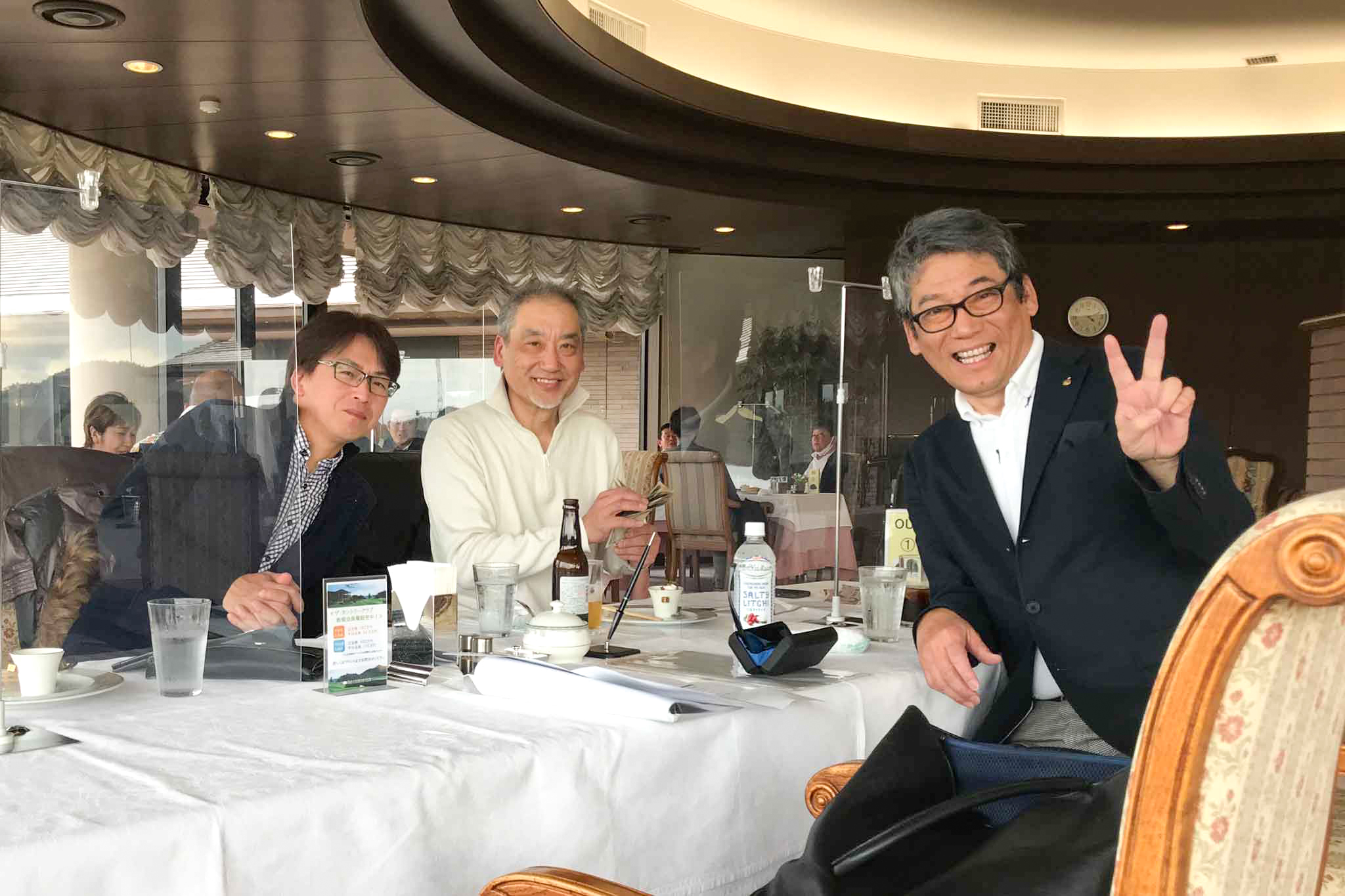 関西ゴルフサークル セブンエイトのアウトコーススタート第1組の写真