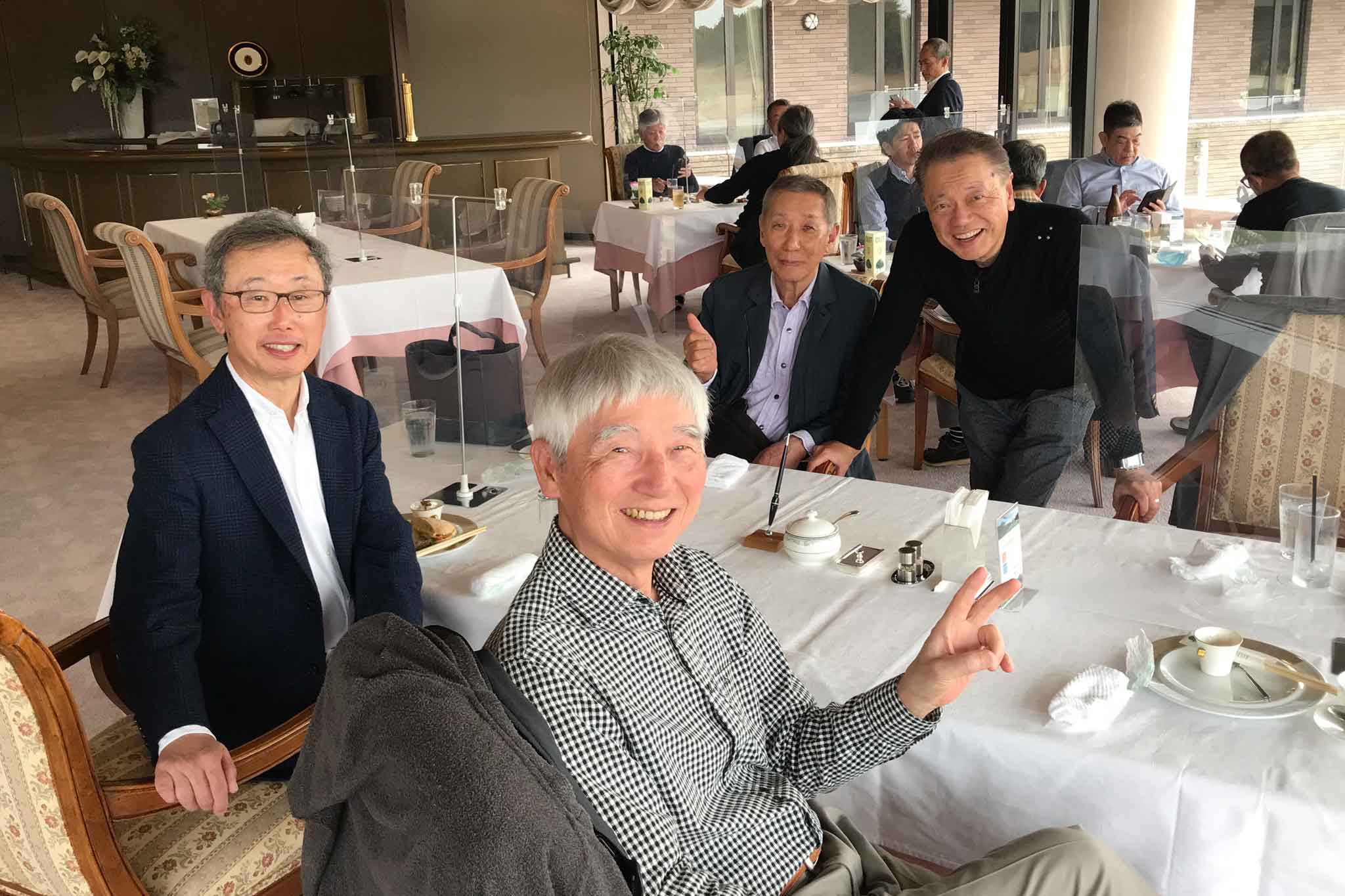 関西ゴルフサークル セブンエイトのアウトコーススタート第2組の写真