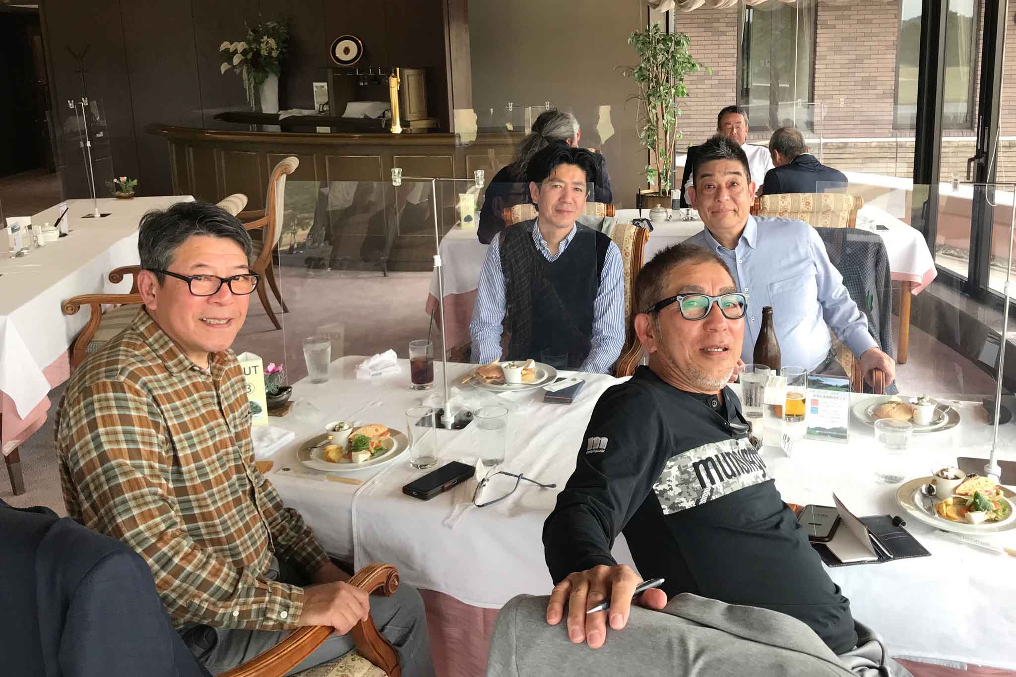 関西ゴルフサークル セブンエイトのアウトコーススタート第3組の写真