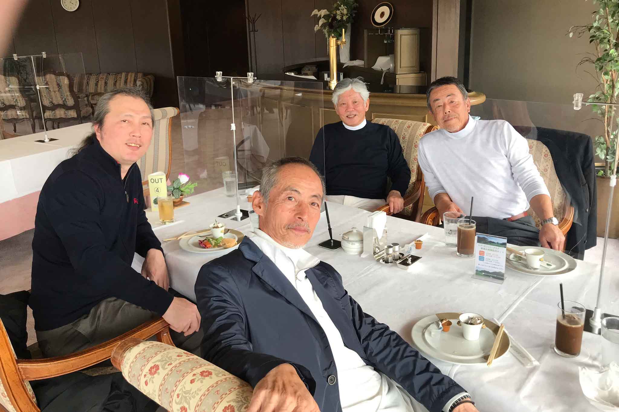 関西ゴルフサークル セブンエイトのアウトコーススタート第4組の写真