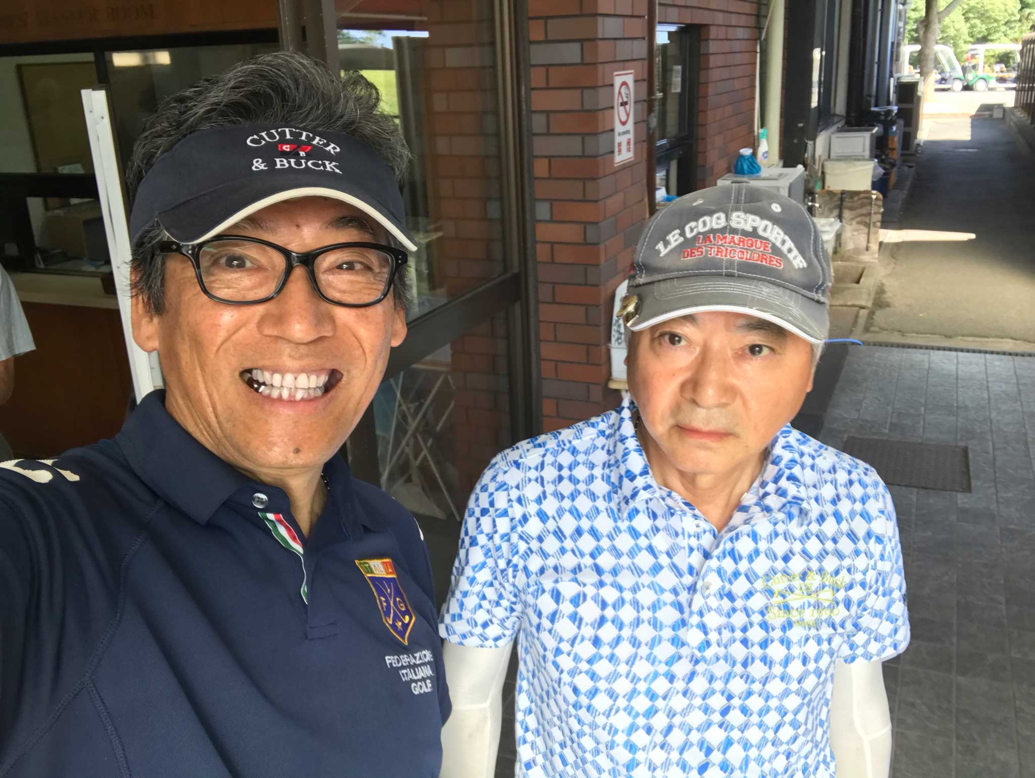 関西ゴルフサークル セブンエイト湯浅光一と坂さんの写真