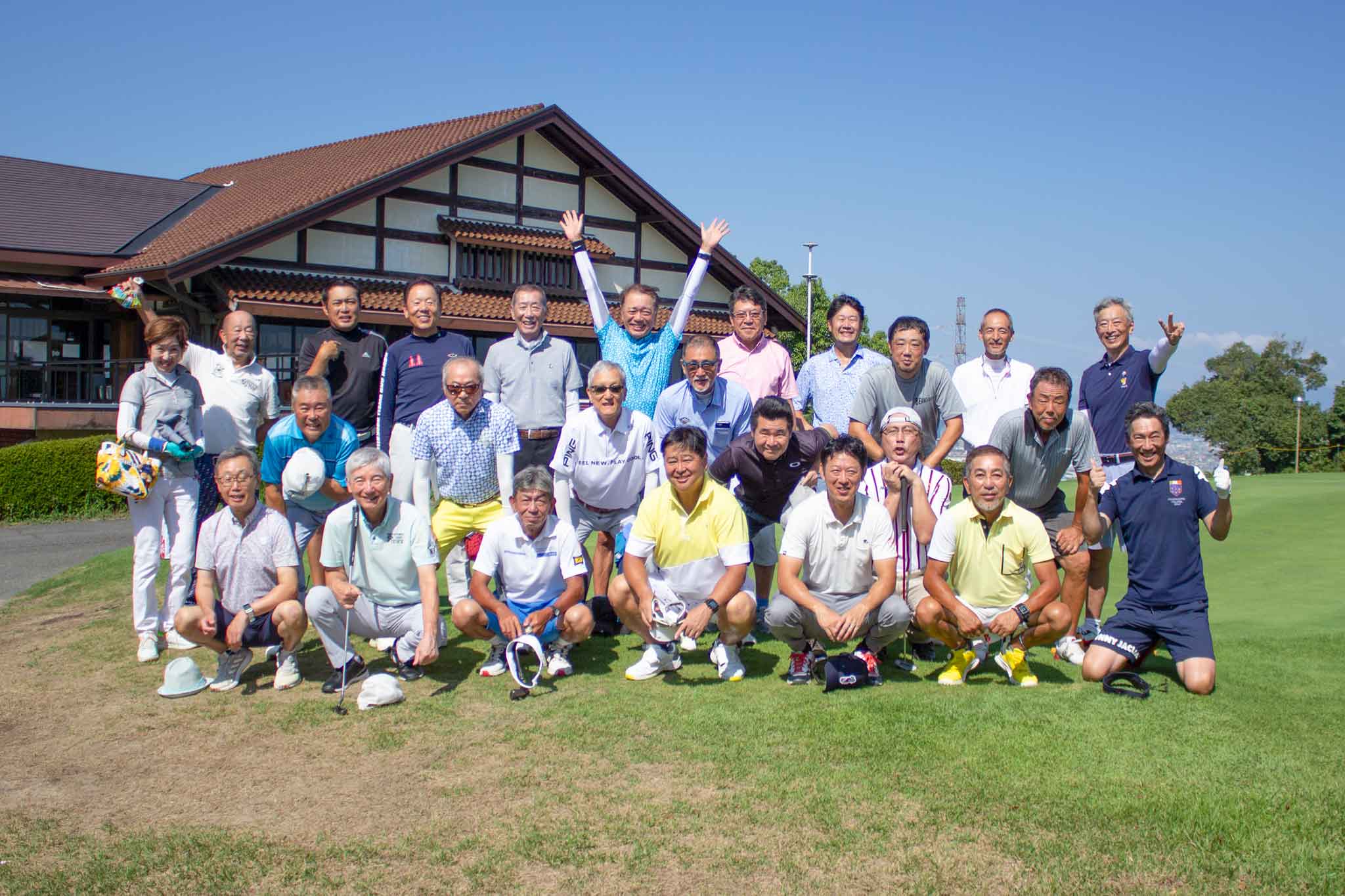 関西ゴルフサークル セブンエイトの第40回コンペ集合記念写真1