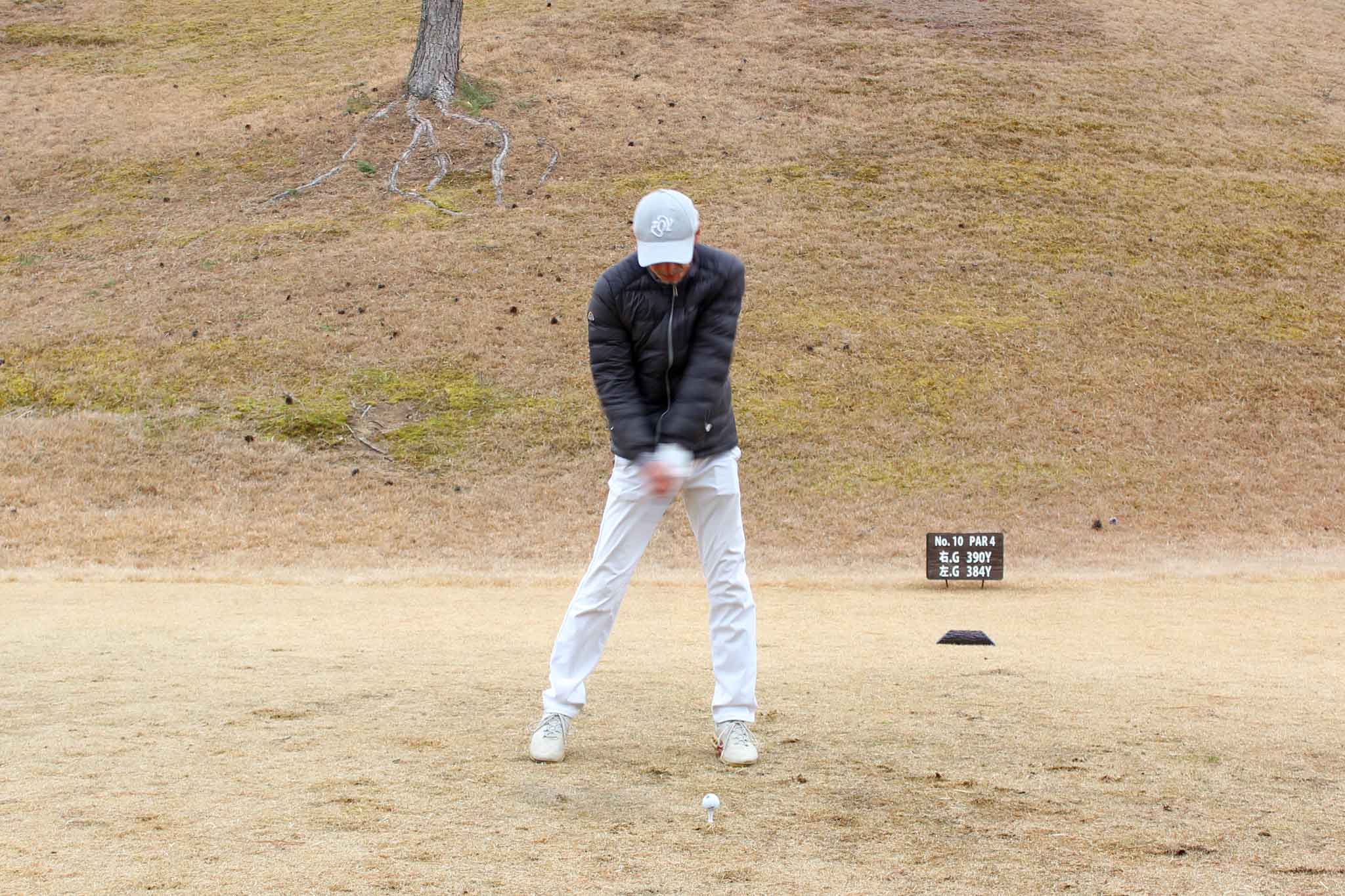 関西ゴルフサークル セブンエイト白数さんのスイング写真