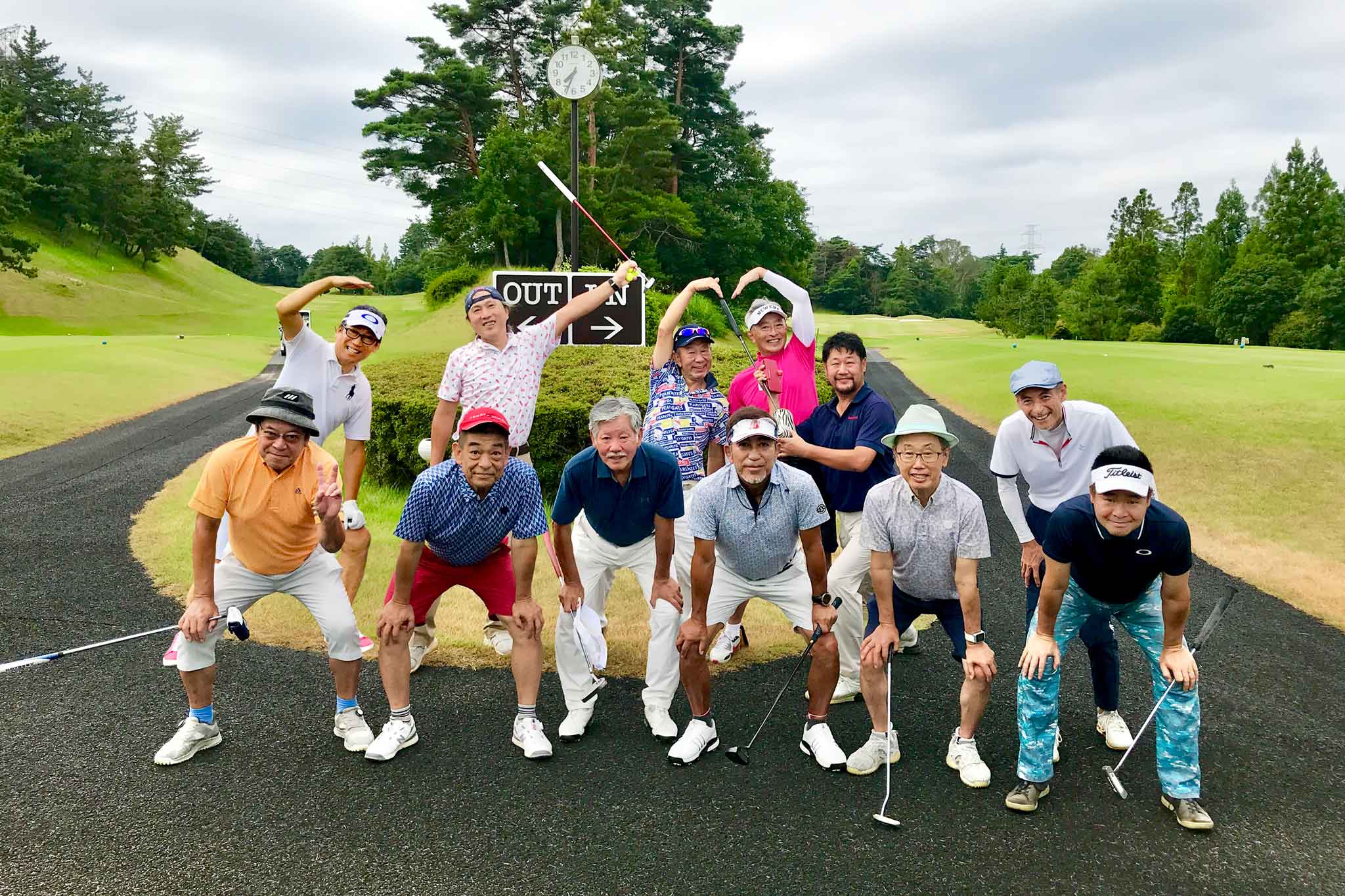 関西ゴルフサークル セブンエイトの第42回コンペ集合記念写真1
