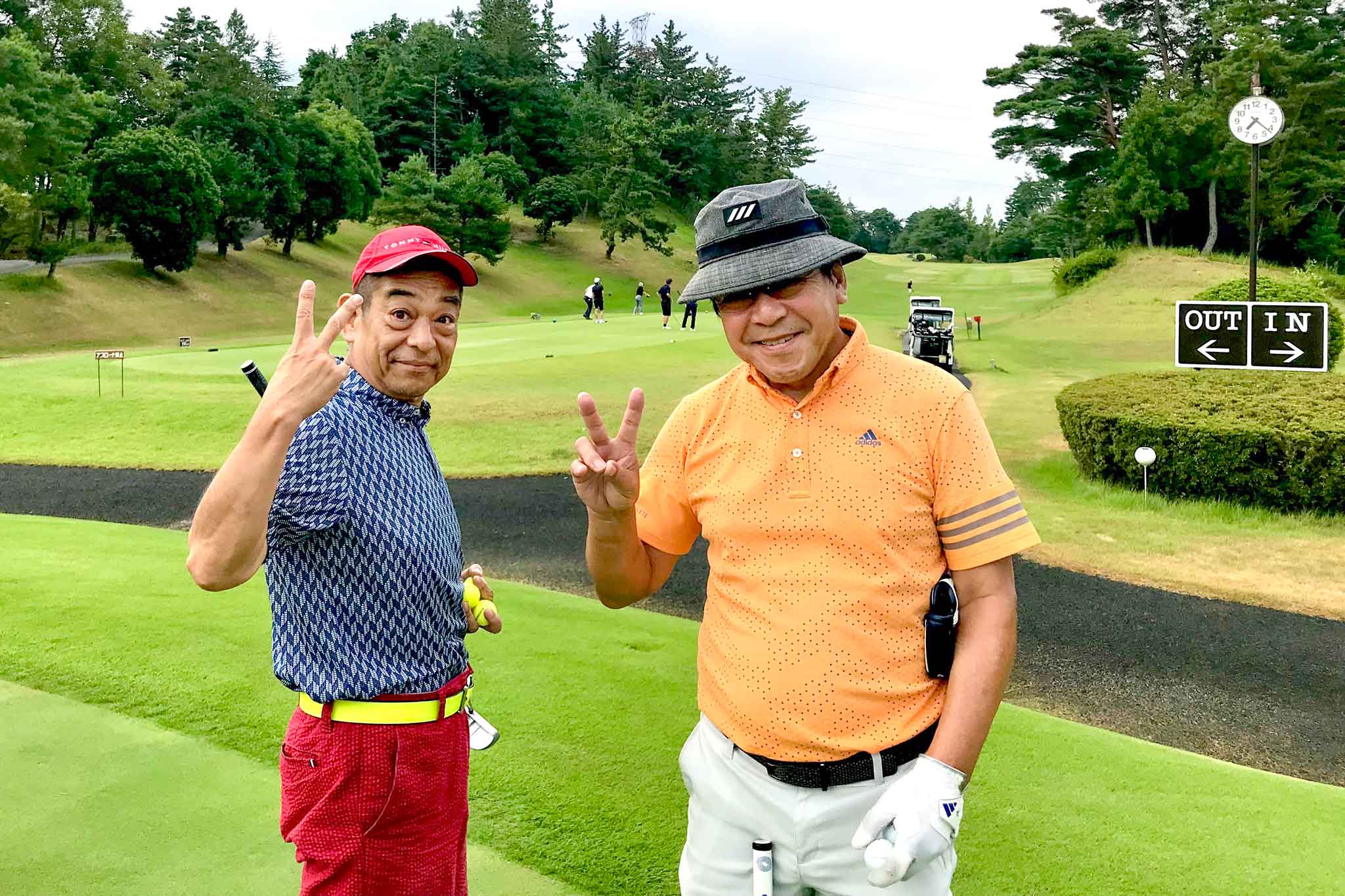 関西ゴルフサークル セブンエイトの三谷さんと津森野さんの写真
