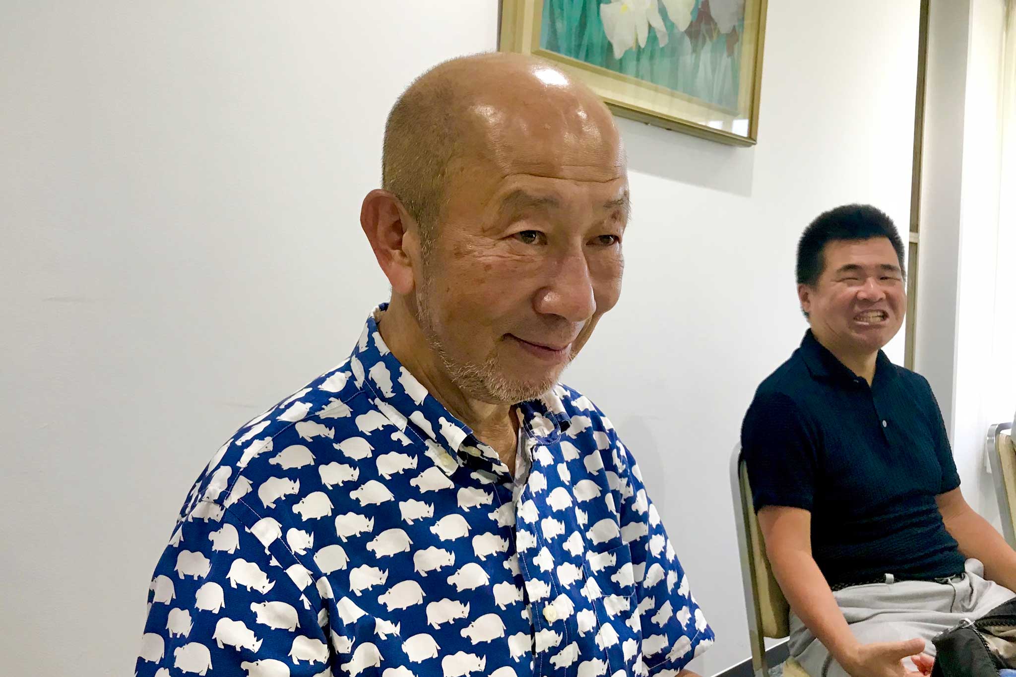 パーティーでの記念写真