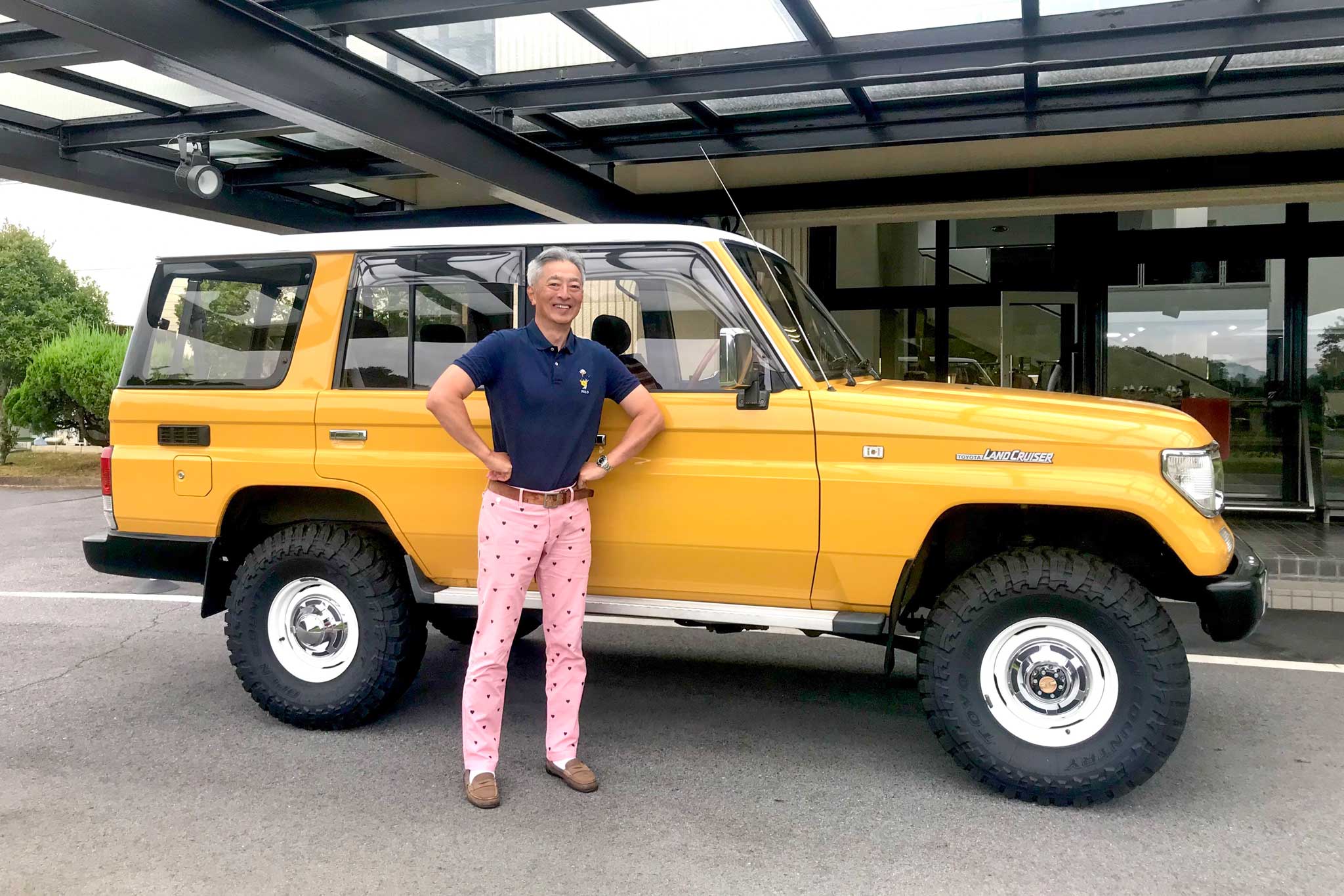 関西ゴルフサークル セブンエイトの松村さんの来場時の記念写真