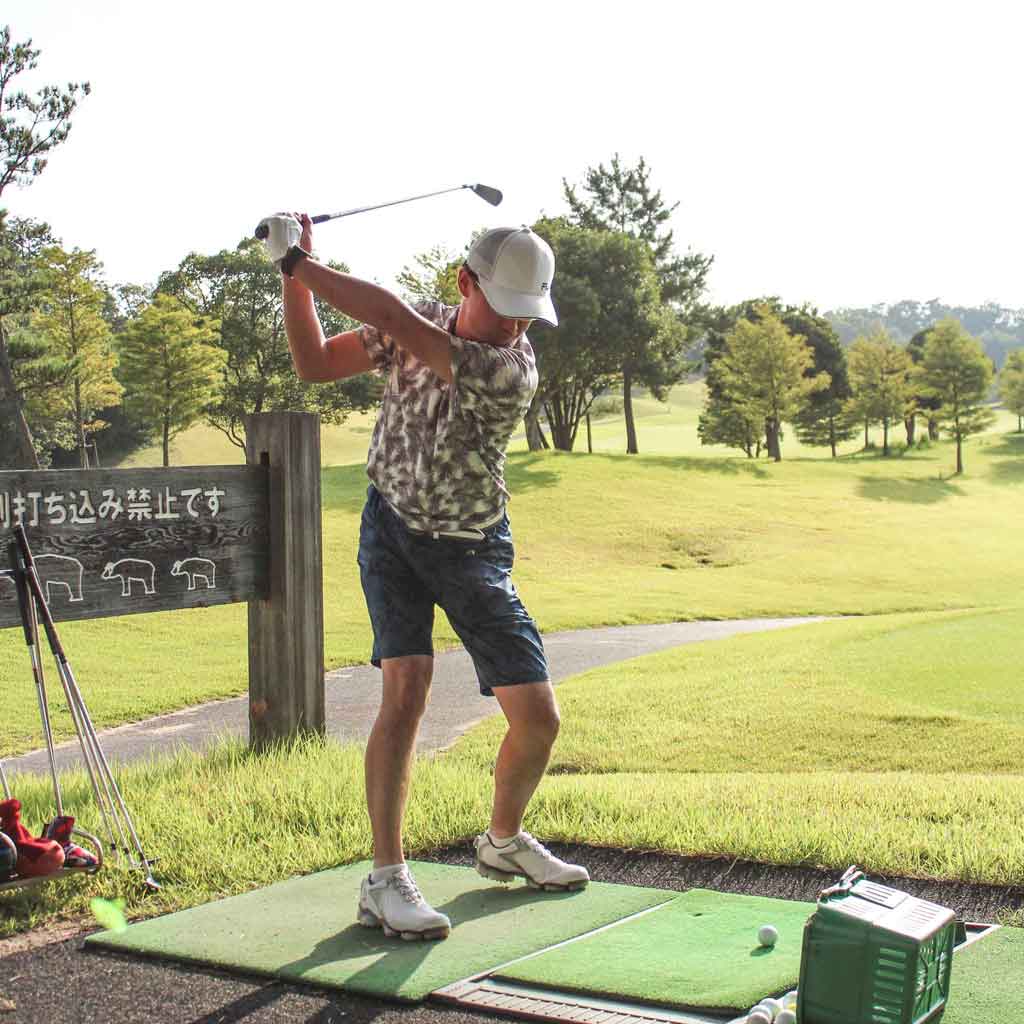 ガチンコCUP大江さんアイアンショット