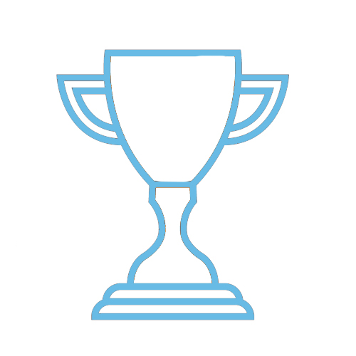 ゴルフサークルセブンエイトの優勝カップのアイコン