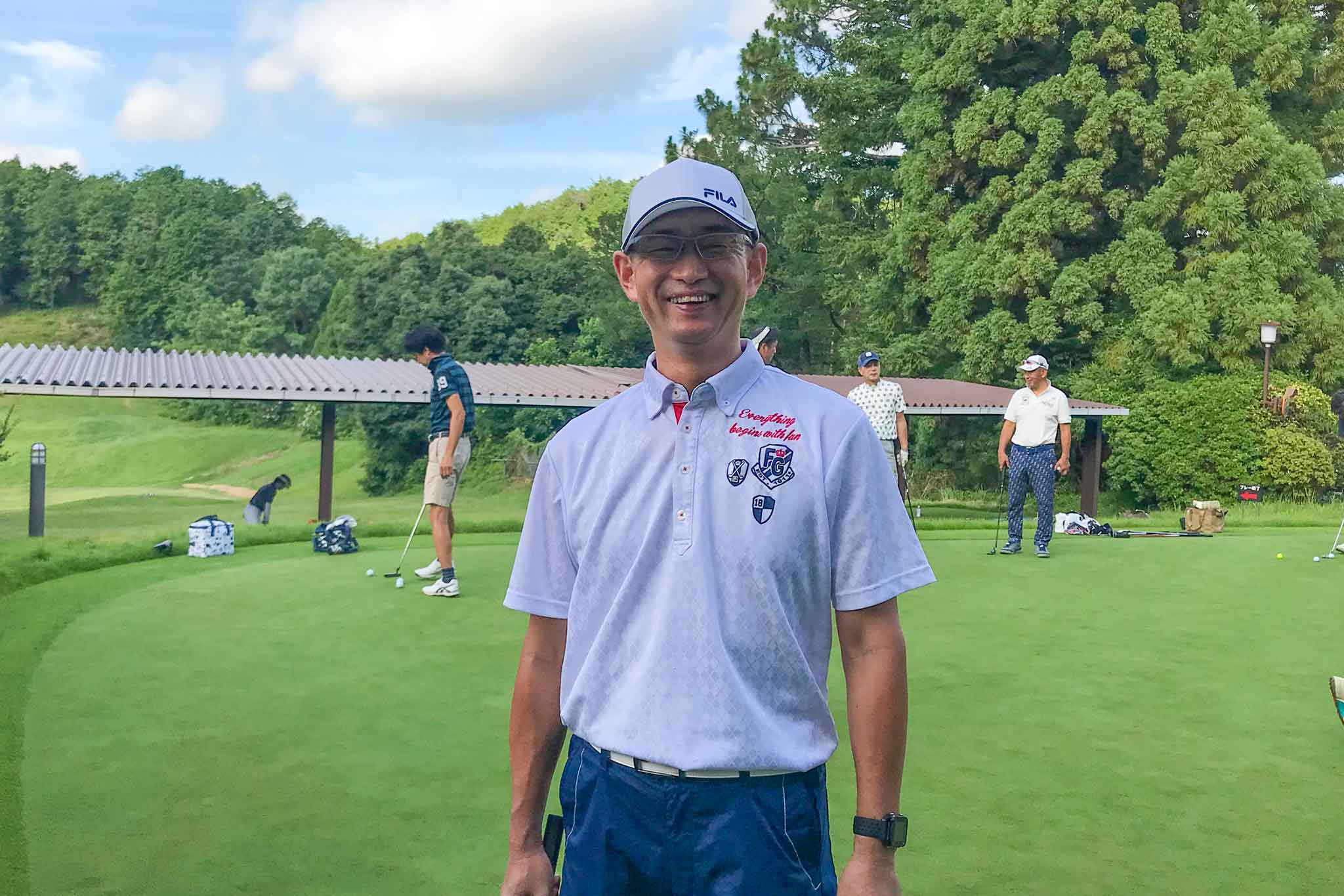 ゴルフサークルセブンエイトの大江さん