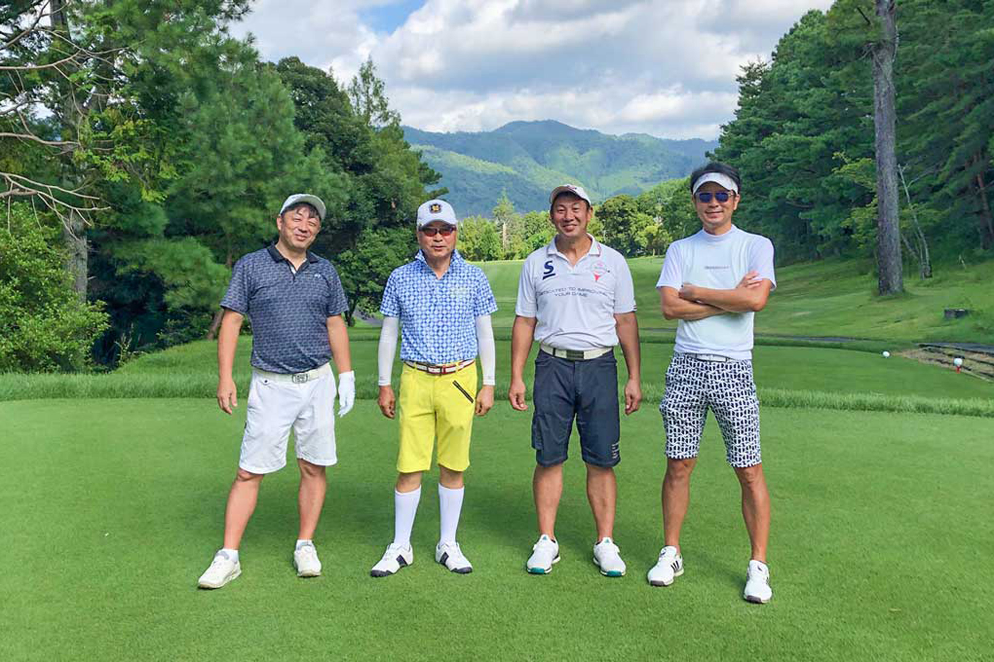 ゴルフサークルセブンエイトのin第5組のメンバー