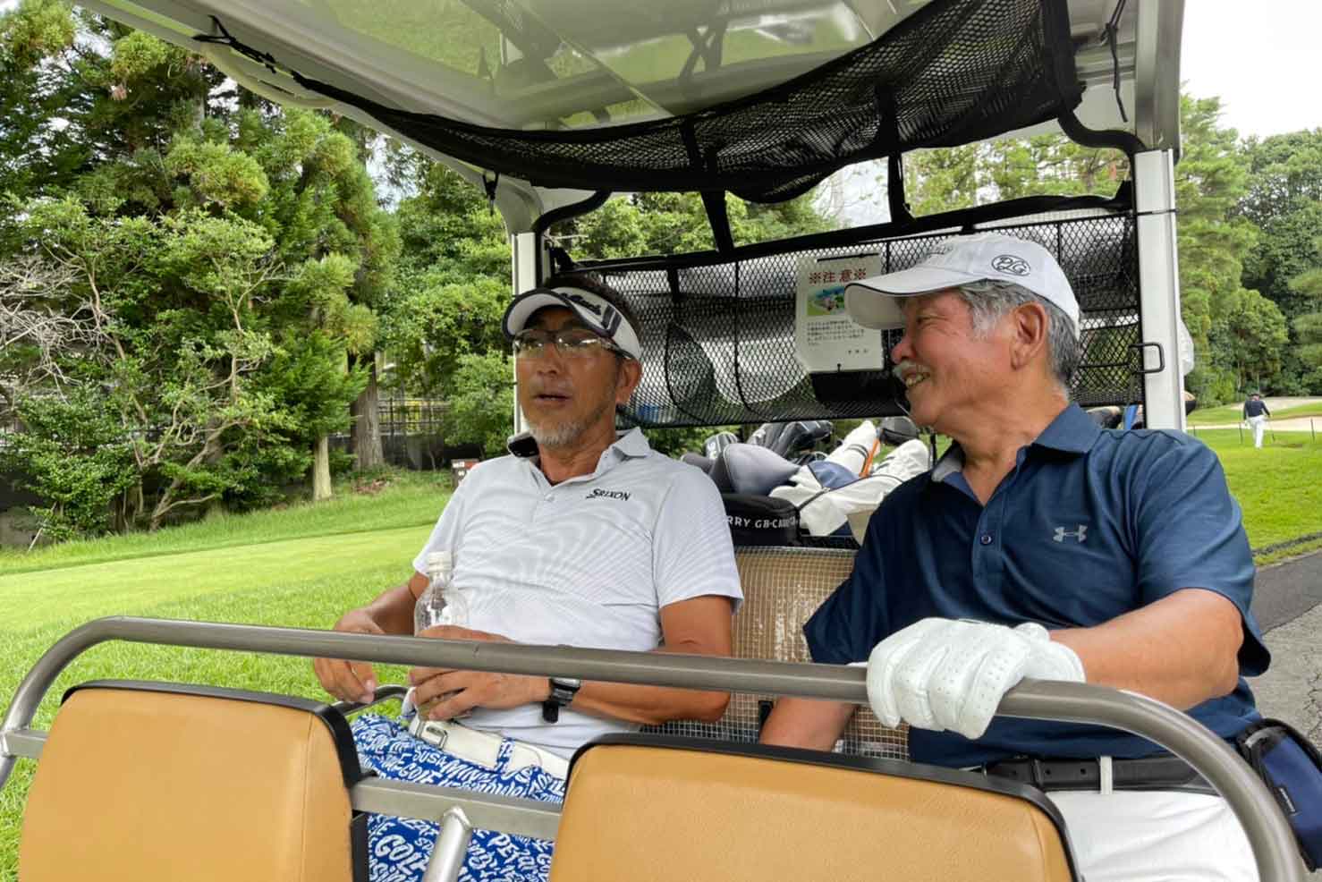 ゴルフサークルセブンエイトの森田さんと深見さん