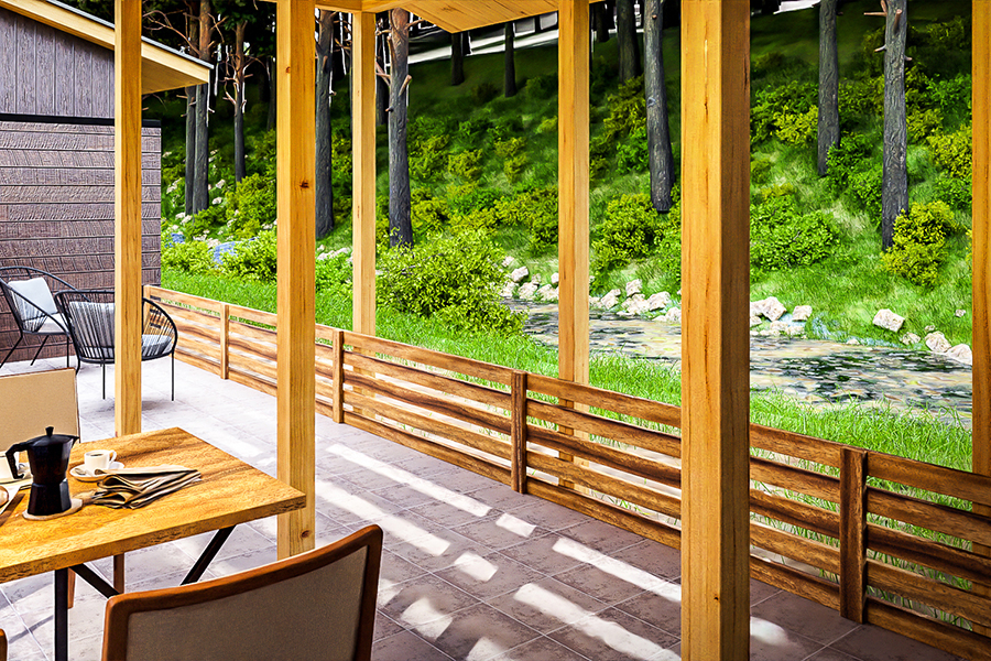 個別アウトドアダイニング