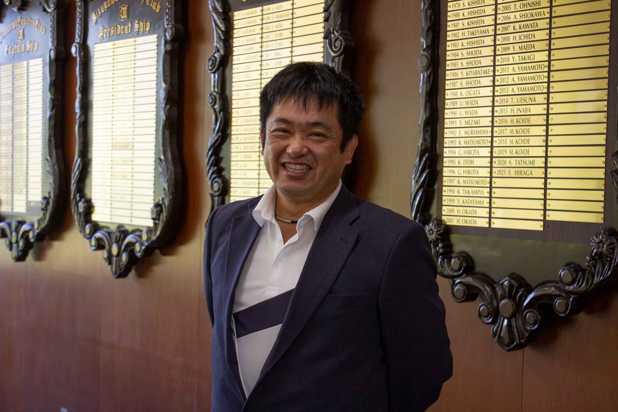 理事長杯チャンピオンを獲得した関西ゴルフサークル セブンエイトの平賀健司さん3