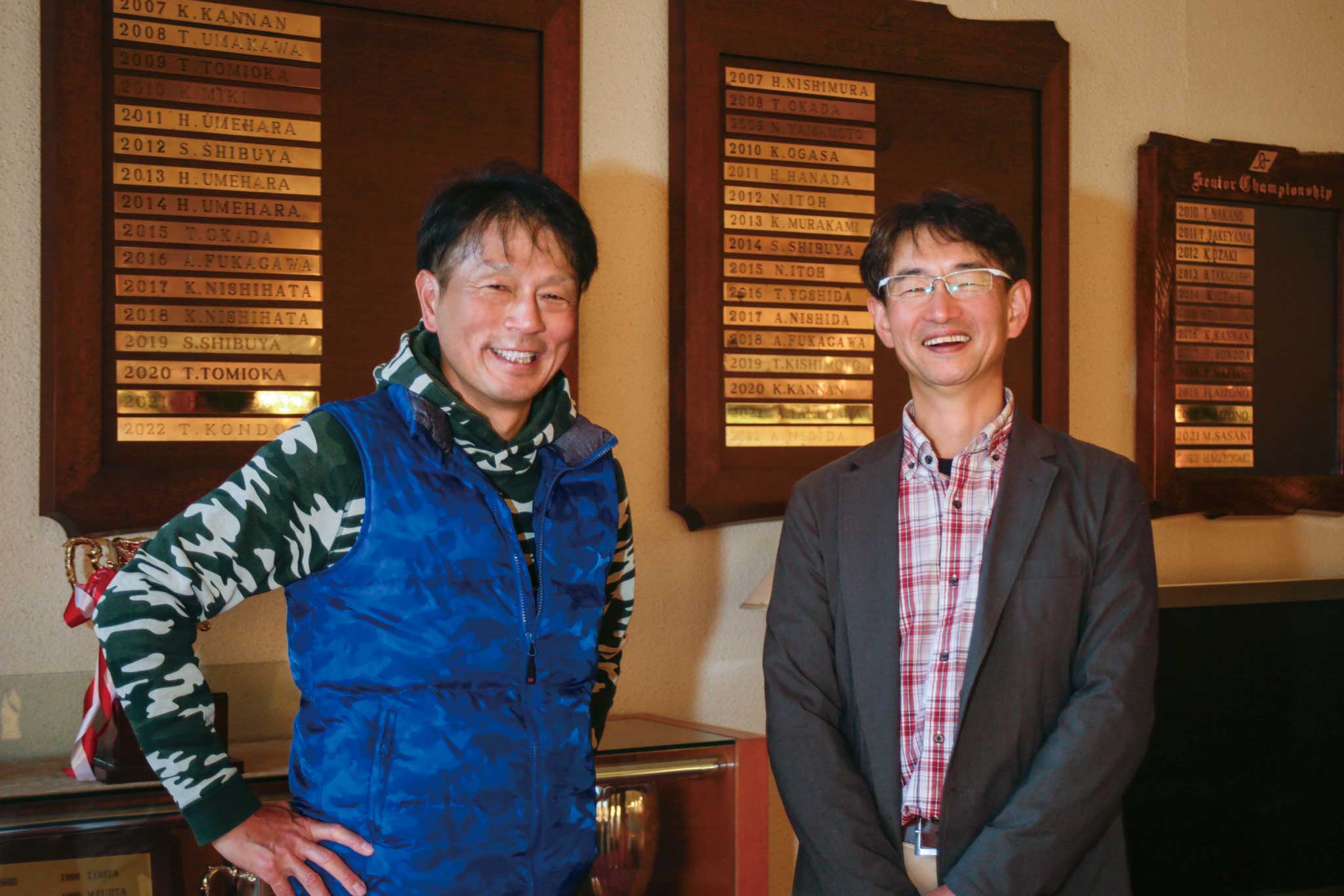 インタビューに答える大江匡さん