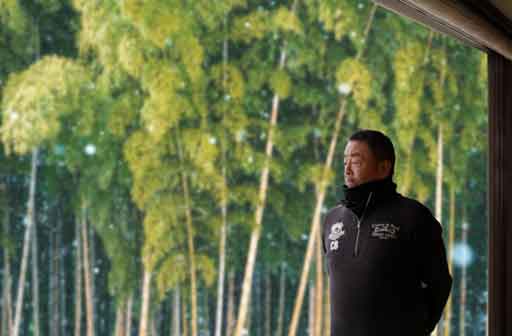 ベアズパウジャパンカントリークラブでゴルフサークルセブンエイトの大西さんの記念写真