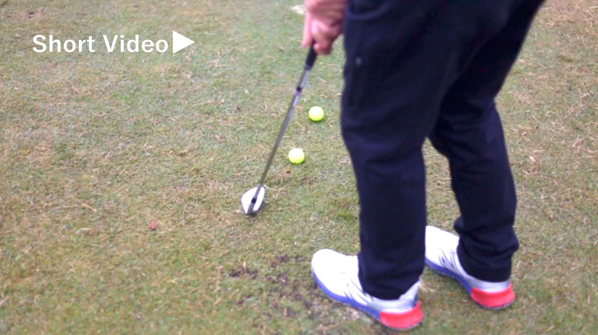 アプローチ練習動画写真